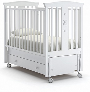 Детская кровать Nuovita Fasto swing продольный, цвет - Bianco/Белый (Nuovita, FASS_054)